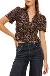 Portia Top in Brown Nala