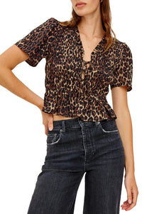 Portia Top in Brown Nala