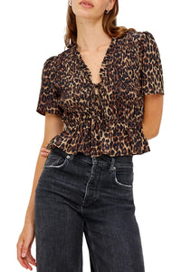 Portia Top in Brown Nala