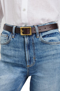 Remi Belt in Brown Gold