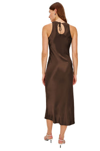 Solene Dress in Espresso