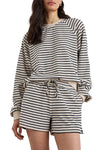 Theron Sweatshirt in Sailor Stripe Terry Towel