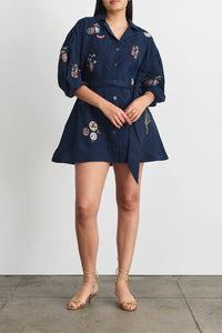 Sadie Dress in Maritime Blue