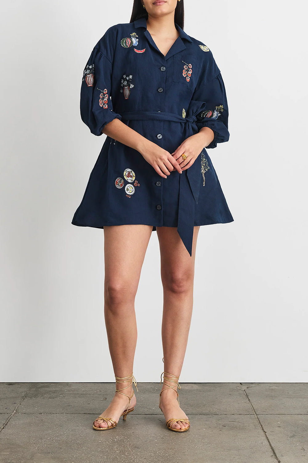 Sadie Dress in Maritime Blue
