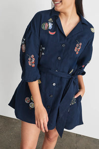 Sadie Dress in Maritime Blue