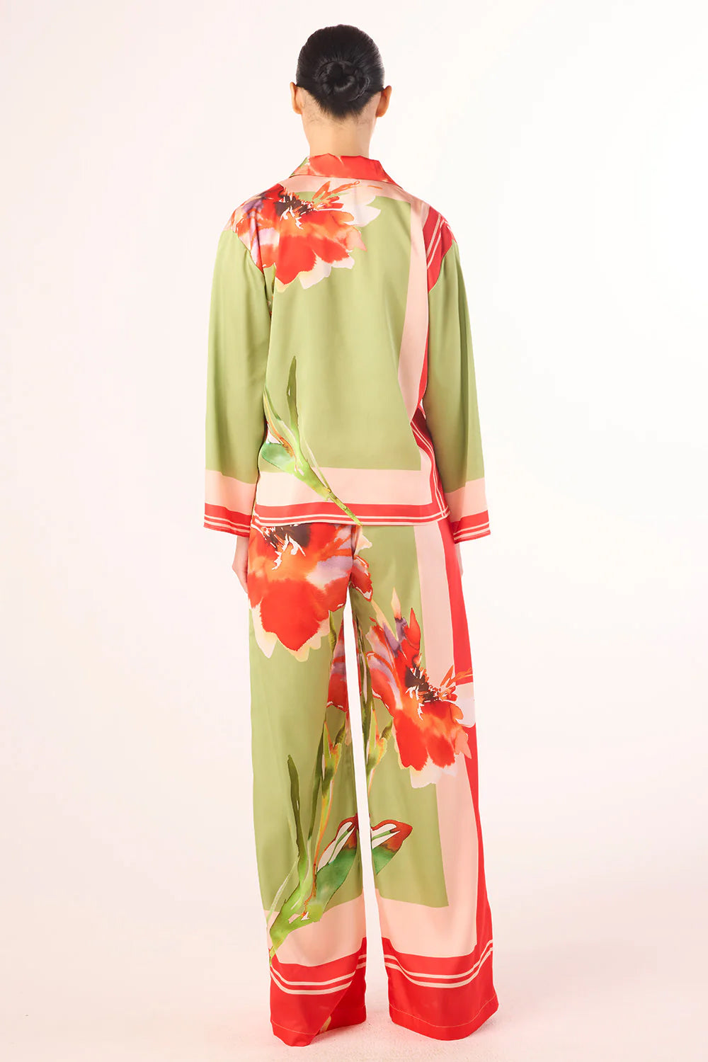 Sanina Pant in Scarf Flora