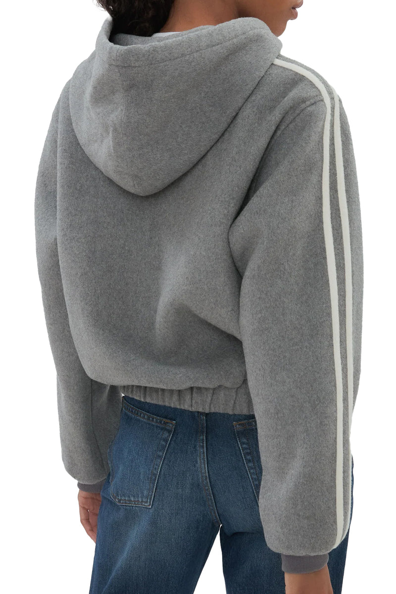 The Boyfriend Zip in Grey