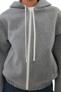 The Boyfriend Zip in Grey