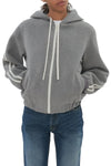 The Boyfriend Zip in Grey