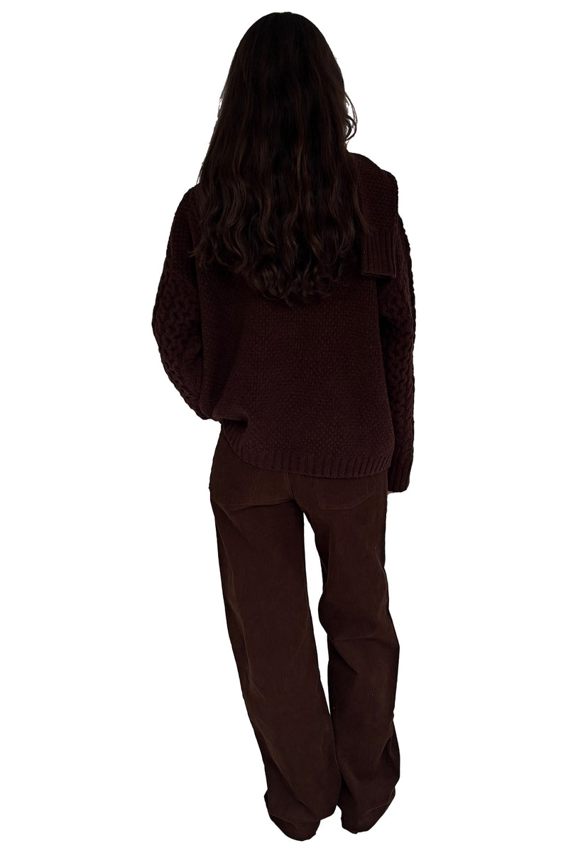 Minnesota Sweater in Chocolate
