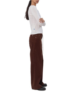 Cool Jean in Chocolate Corduroy
