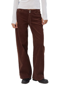 Cool Jean in Chocolate Corduroy