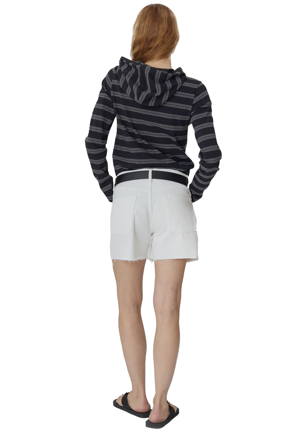 Cut Off Shorts in Milk