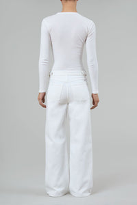 Buckle Jean in Milk