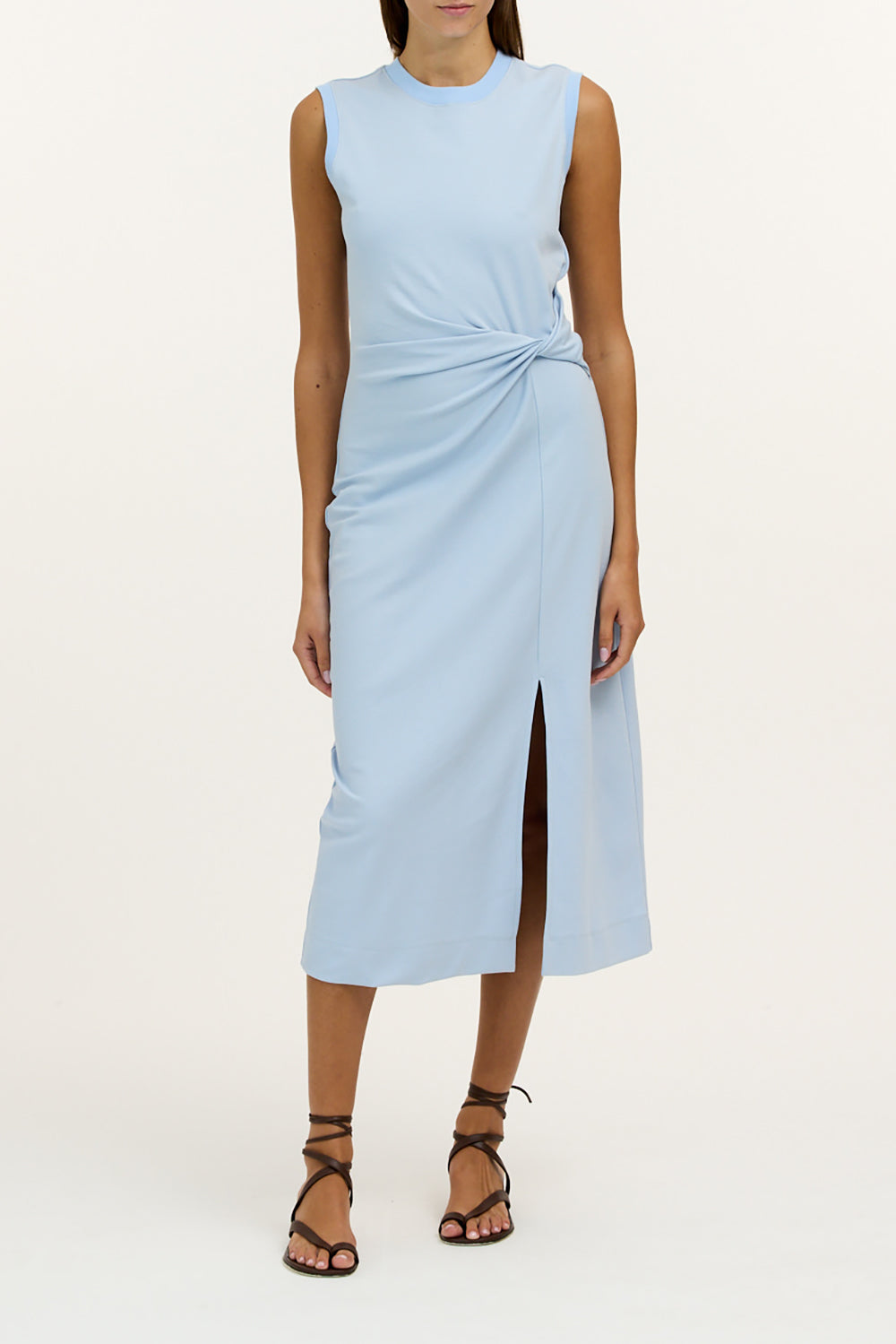 Sleeveless Cody Dress in Powder Blue
