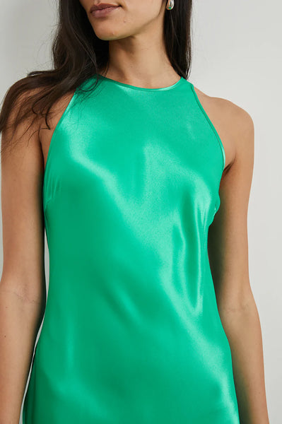 Solene Dress in Jade