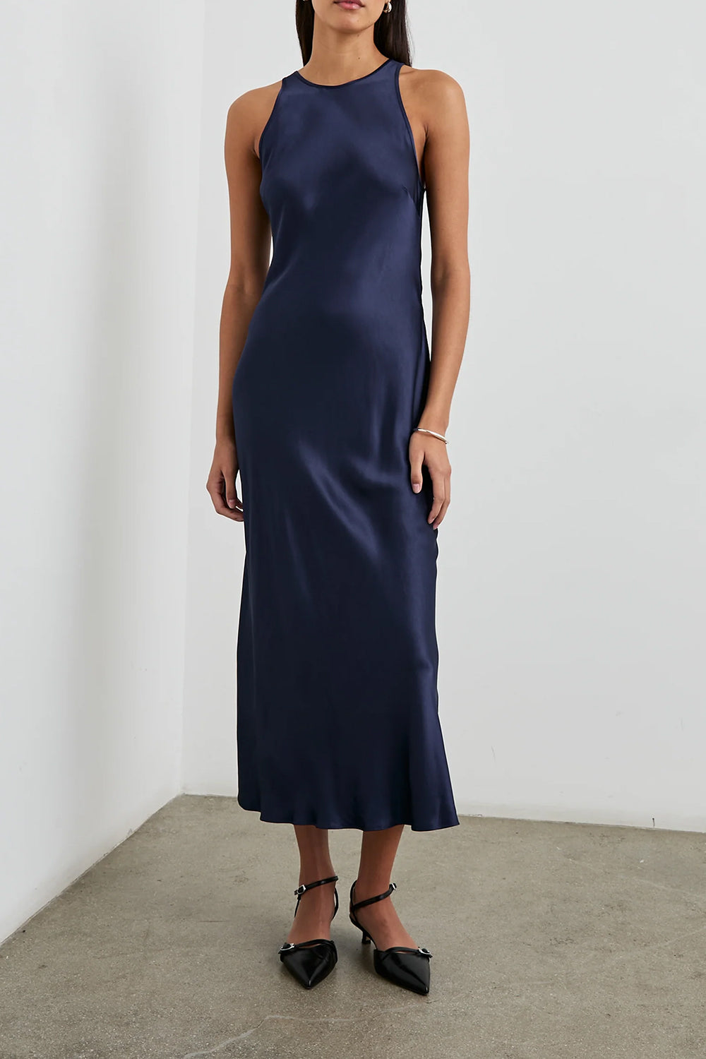 Solene Dress in Navy