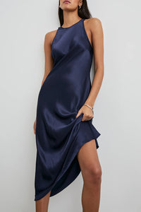 Solene Dress in Navy