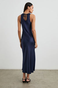 Solene Dress in Navy