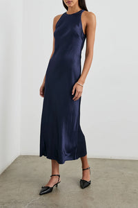 Solene Dress in Navy