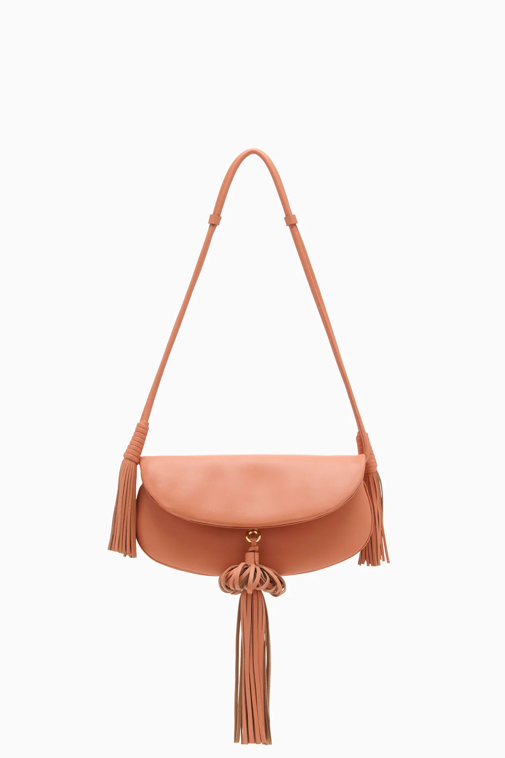 Paloma Tassel Flap Bag in Rose