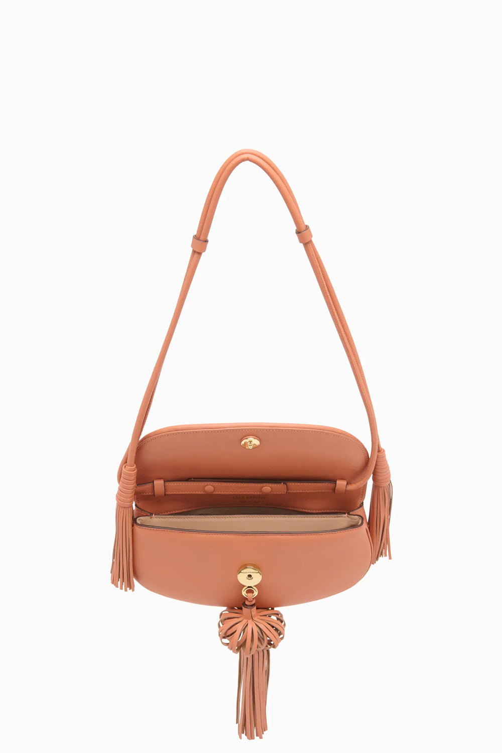 Paloma Tassel Flap Bag in Rose