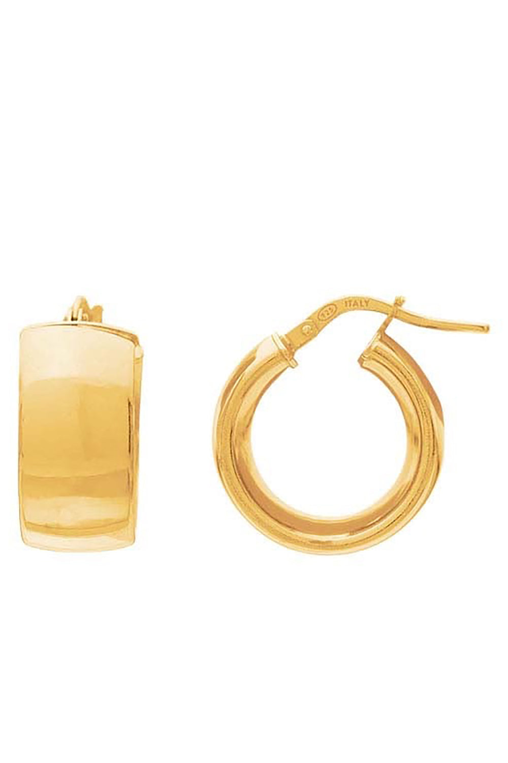 14K Gold Filled Thick Huggie Earrings