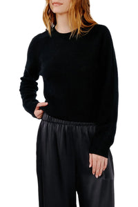 Jayne Layering Crewneck in Black