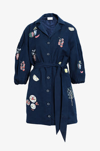 Sadie Dress in Maritime Blue