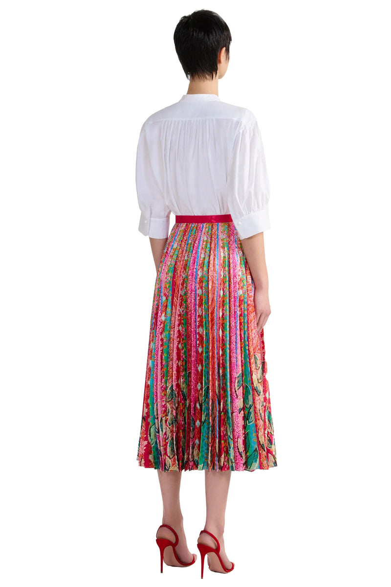 Kim Skirt in Mosaic Stripe