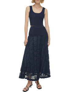 Rylan Knit Tank Top in Midnight