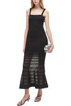 Vallarie Knit Midi Dress in Black