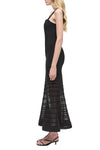 Vallarie Knit Midi Dress in Black