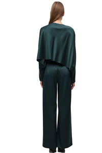 Bearitz Cowl Neck Top in Dark Spruce
