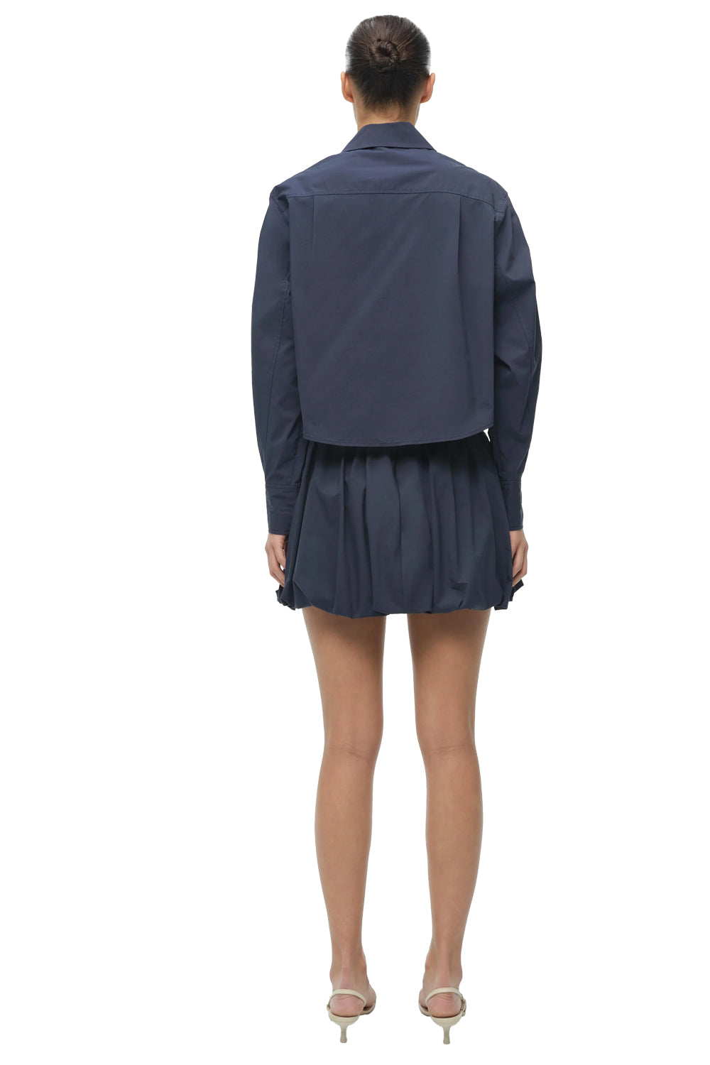Pippa Bubble Mini Skirt in Midnight
