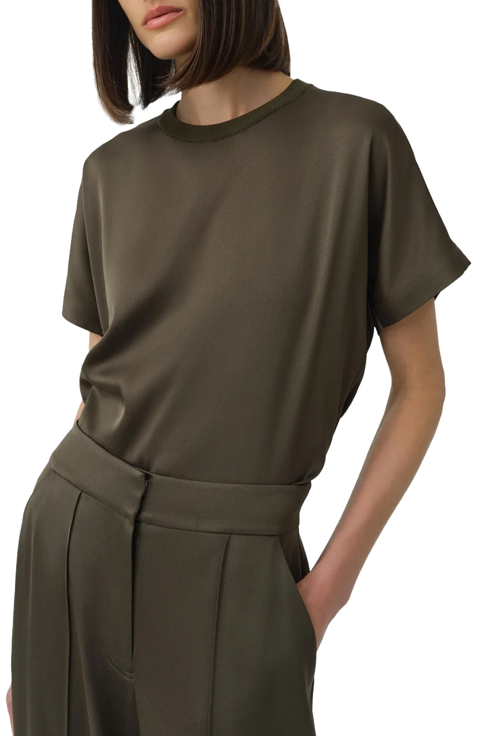 Addy Short Sleeve Knit Back T-Shirt in Sea Turtle