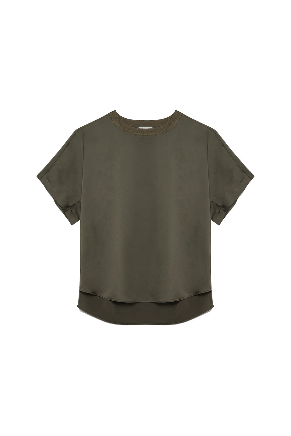 Addy Short Sleeve Knit Back T-Shirt in Sea Turtle