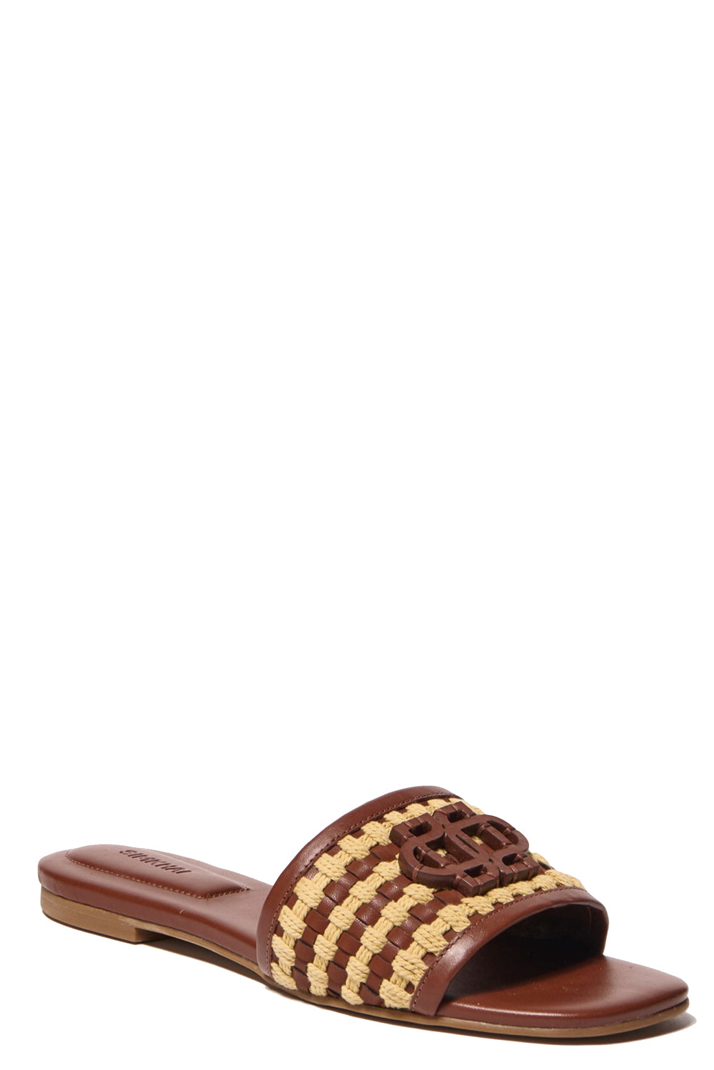 Delphi Rope Woven Flat Sandal in Sequoia Multi