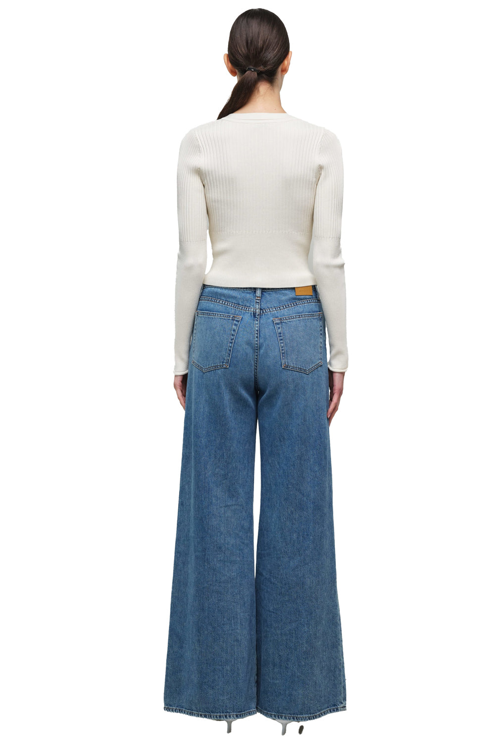 Ailany Shrunken Cardigan in Ivory