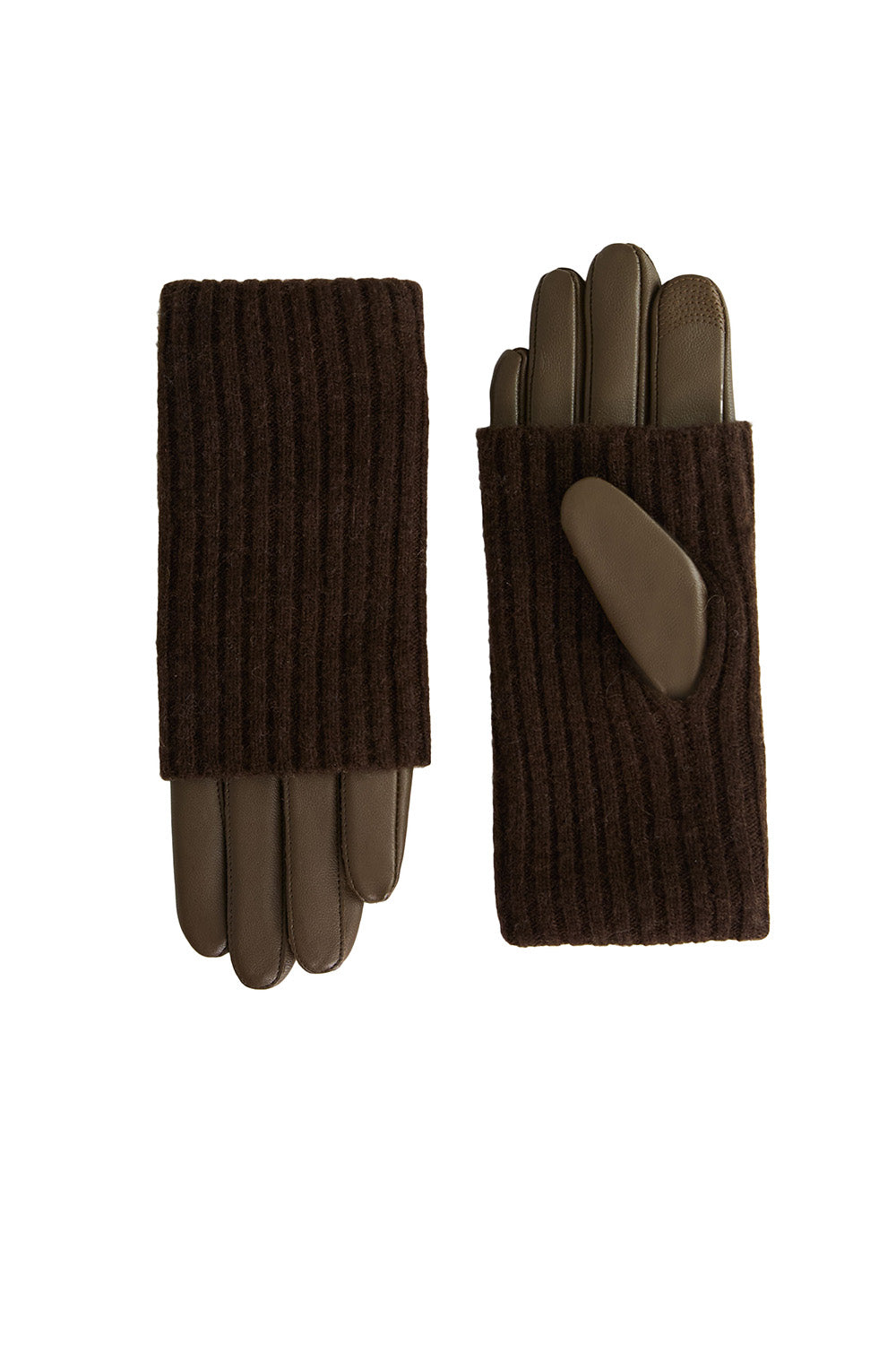 Carmel Leather Gloves in Espresso