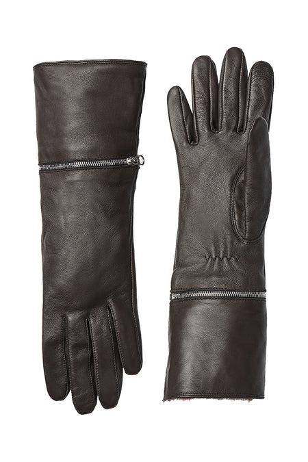 Cashmere Fingerless Gloves in Black
