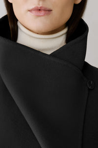 Britta Wool Coat in Black