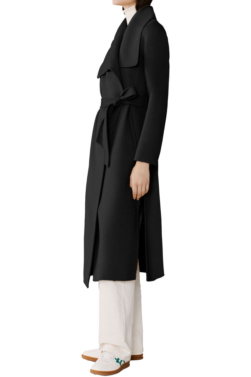 Britta Wool Coat in Black