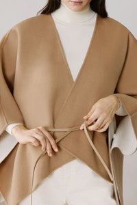 Geneva Cape in Teak Powder