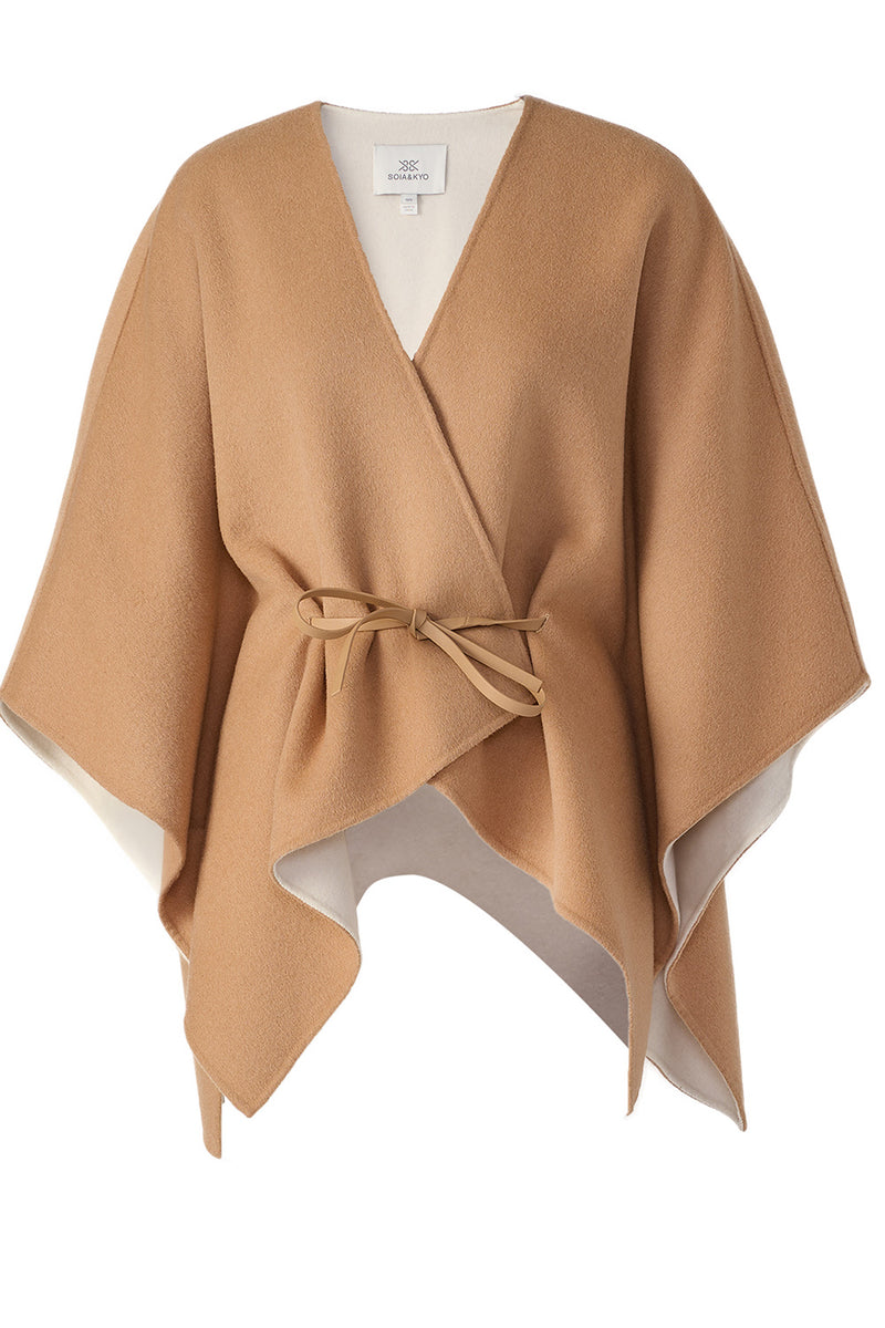 Geneva Cape in Teak Powder