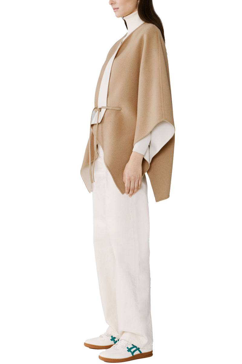 Geneva Cape in Teak Powder