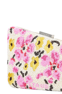 Carmella Beaded Clutch in Blossom Floral