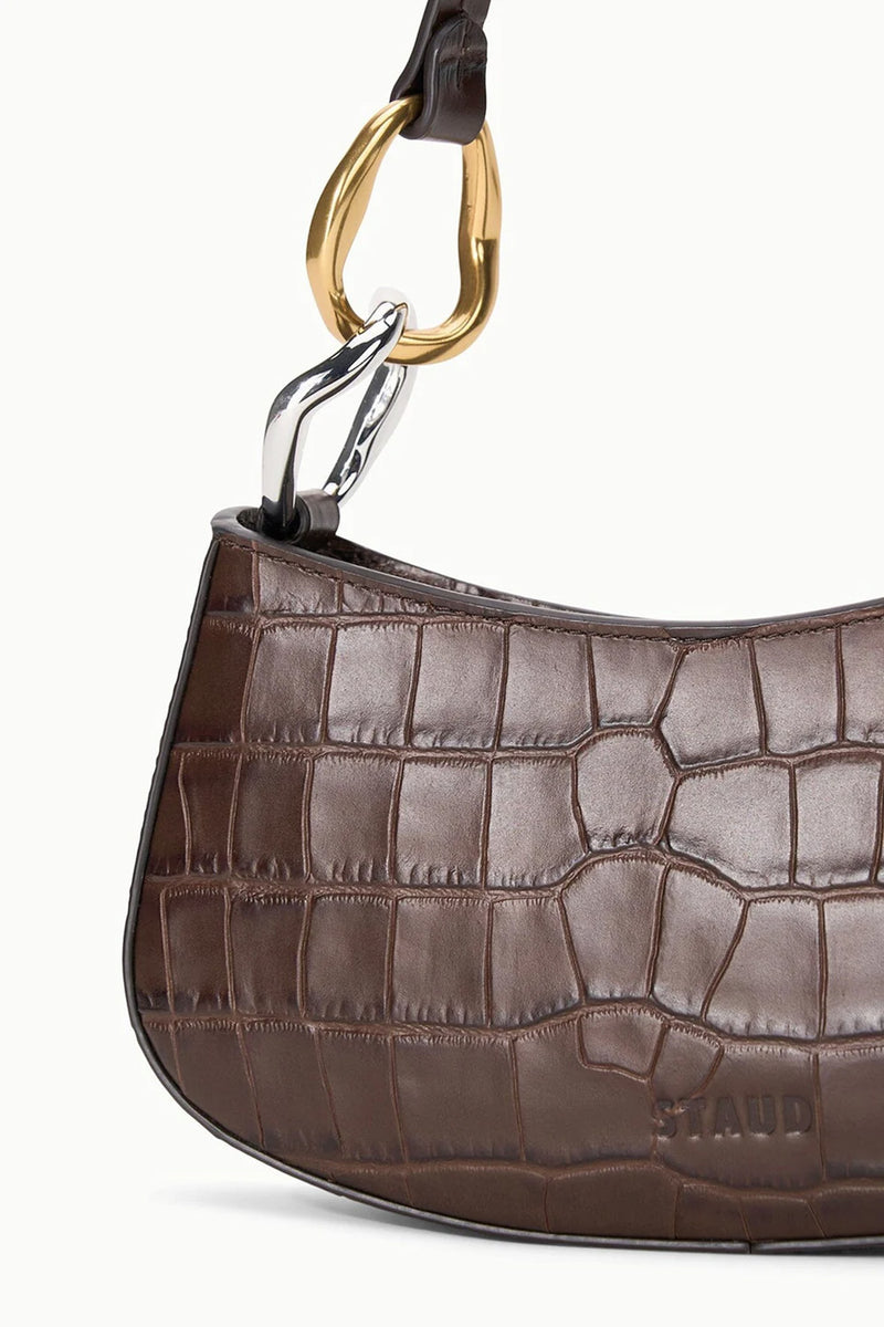 Ollie Bag in Espresso Croco
