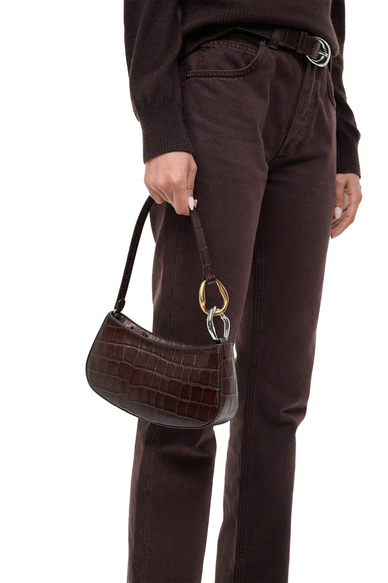 Ollie Bag in Espresso Croco