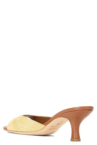 Brigitte Mule in Natural Raffia